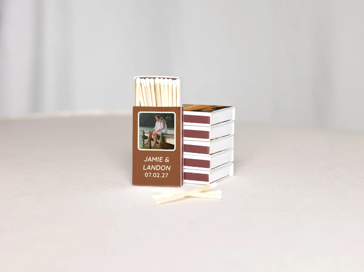 Personalized Matchboxes Back