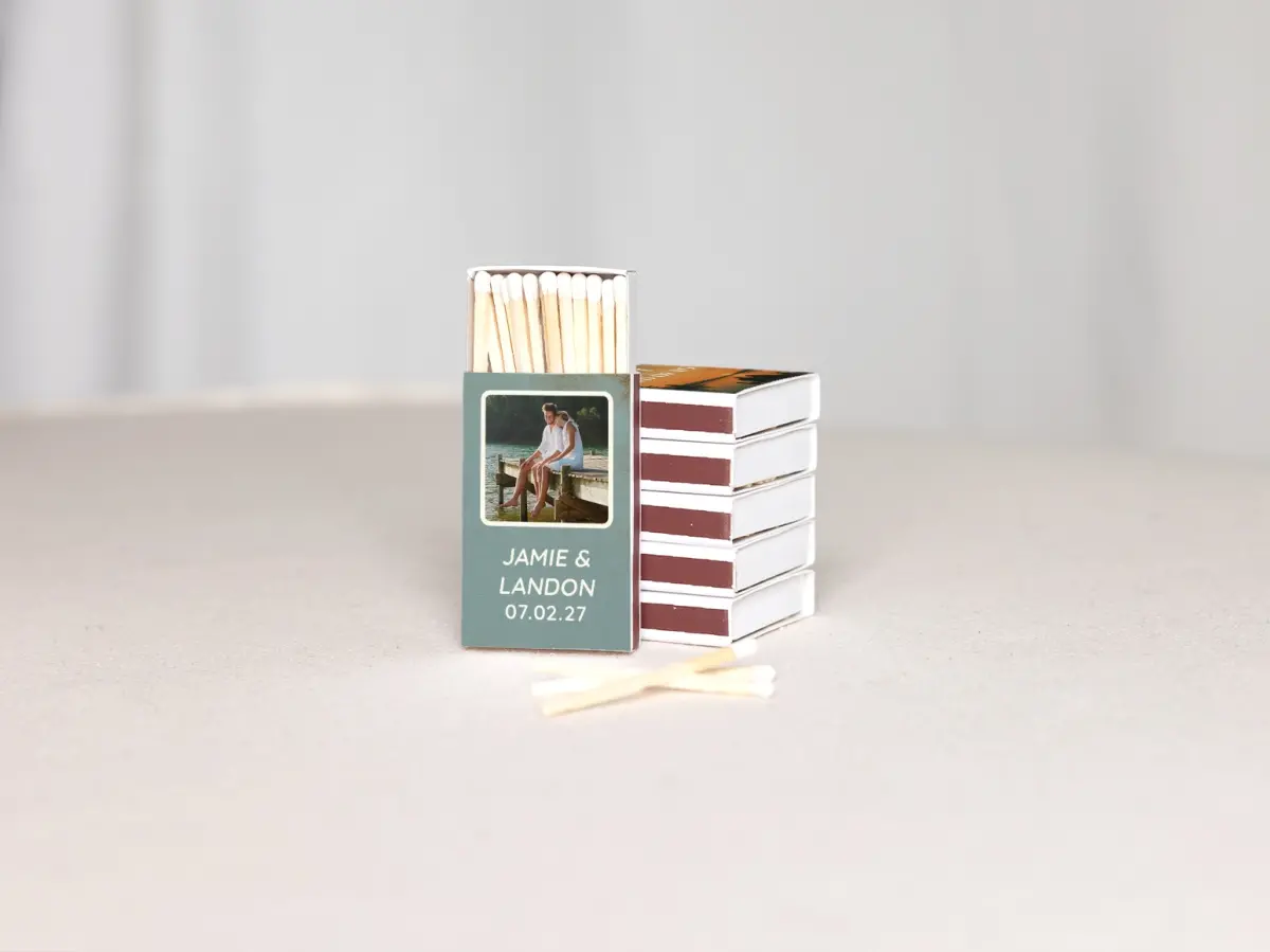 Personalized Matchboxes Back