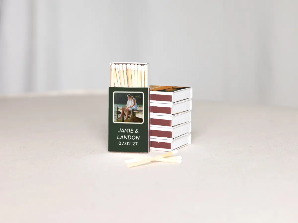 Personalized Matchboxes Back