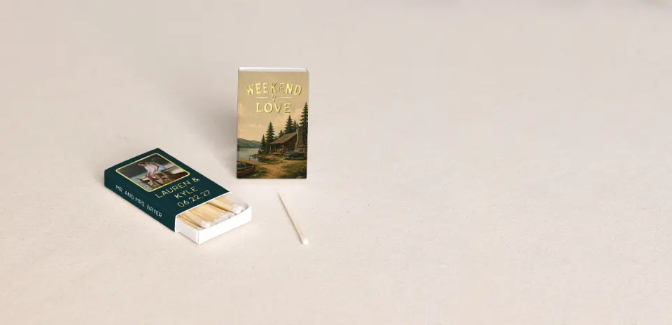Personalized Matchboxes Front