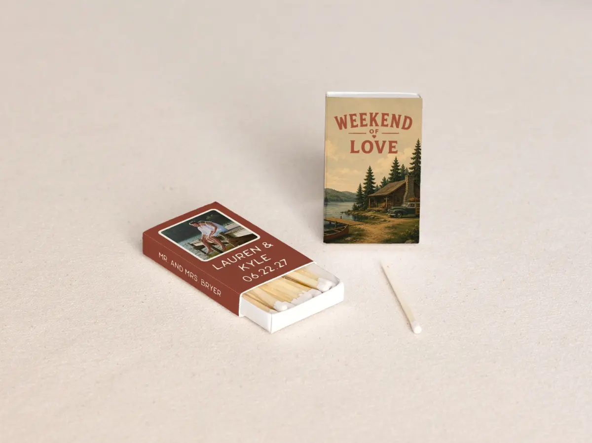 Personalized Matchboxes Front