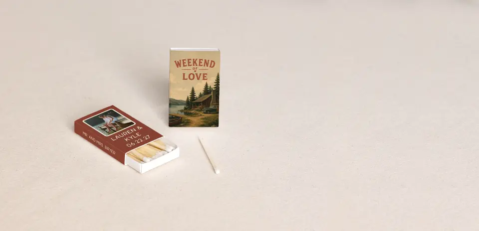 Personalized Matchboxes Front