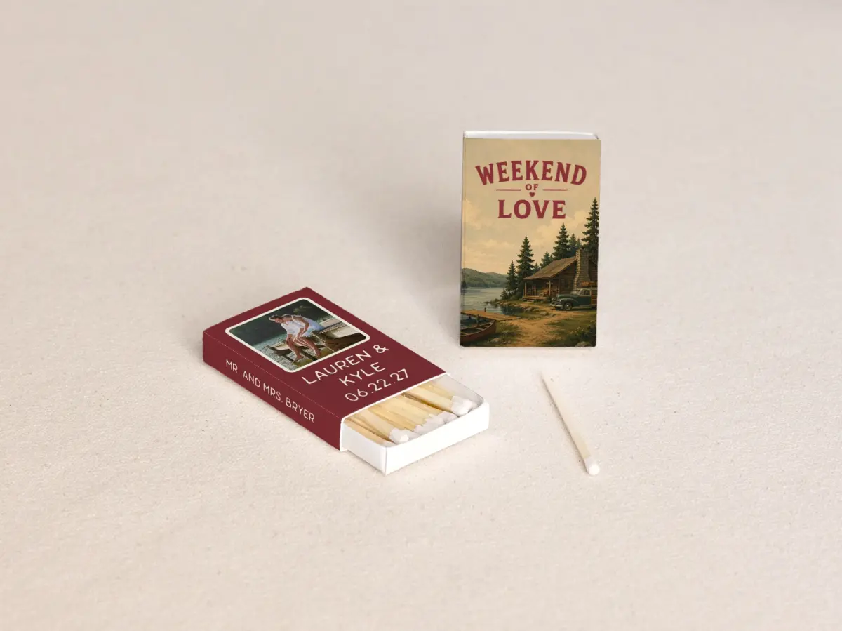 Personalized Matchboxes Front