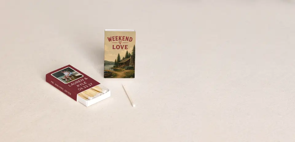 Personalized Matchboxes Front