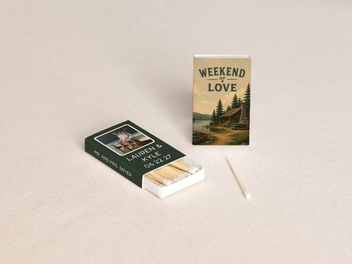 Personalized Matchboxes Front