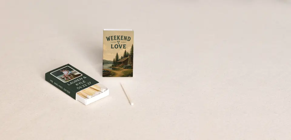 Personalized Matchboxes Front