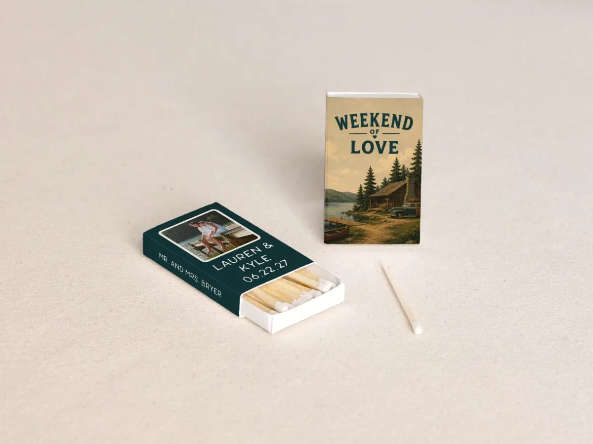 Personalized Matchboxes Front