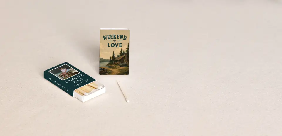 Personalized Matchboxes Front