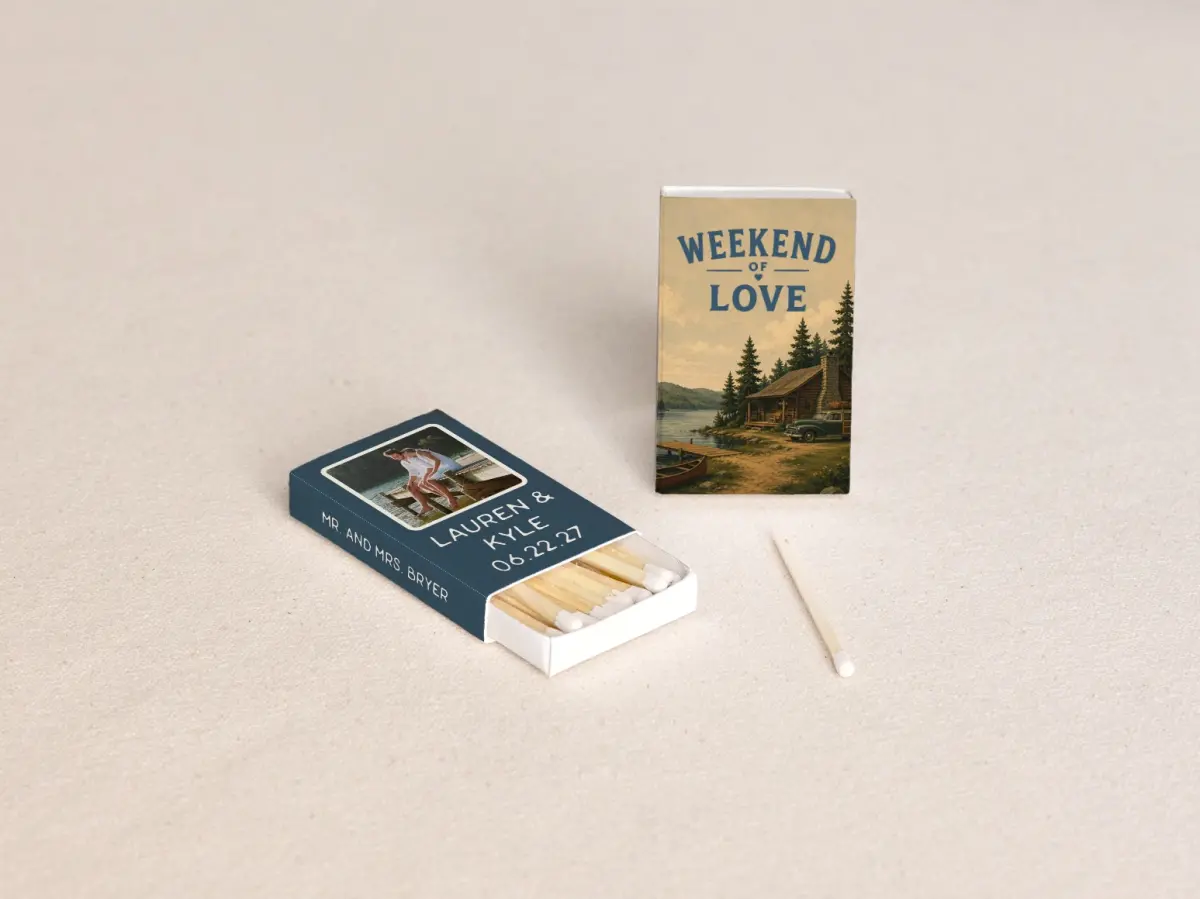 Personalized Matchboxes Front