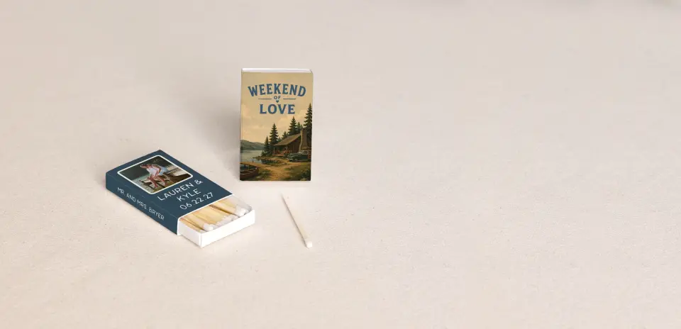 Personalized Matchboxes Front