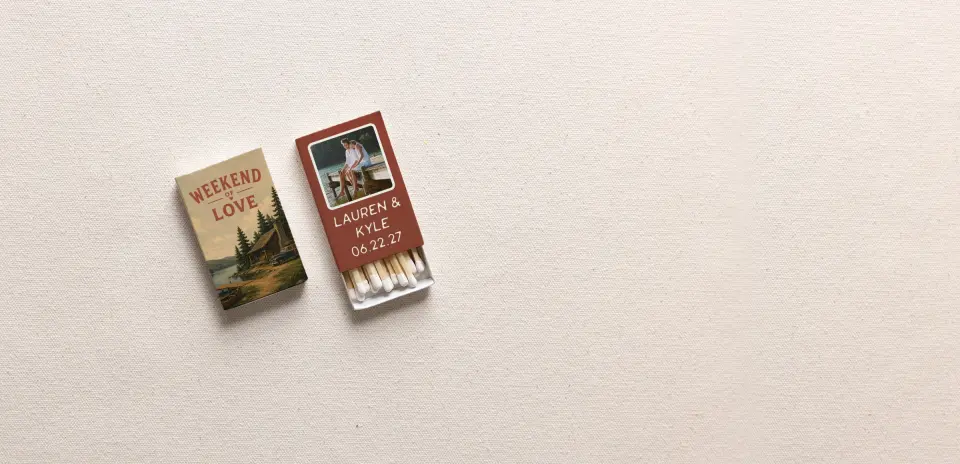 Personalized Matchboxes Spine