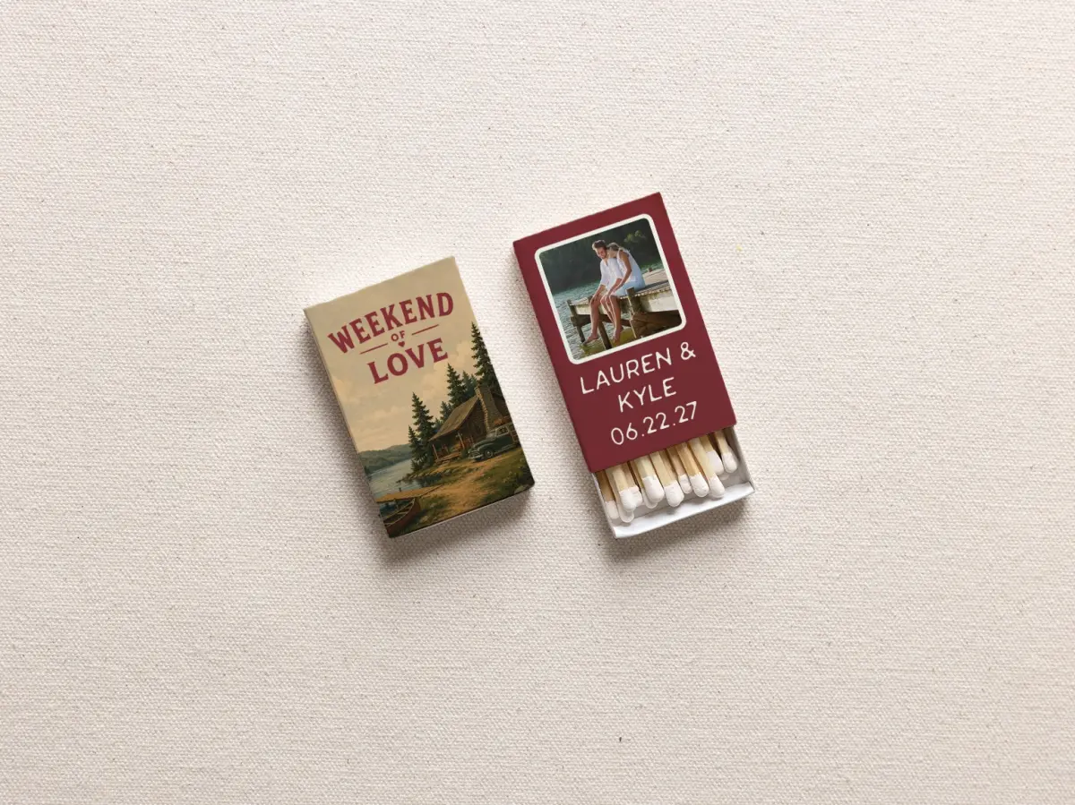 Personalized Matchboxes Spine