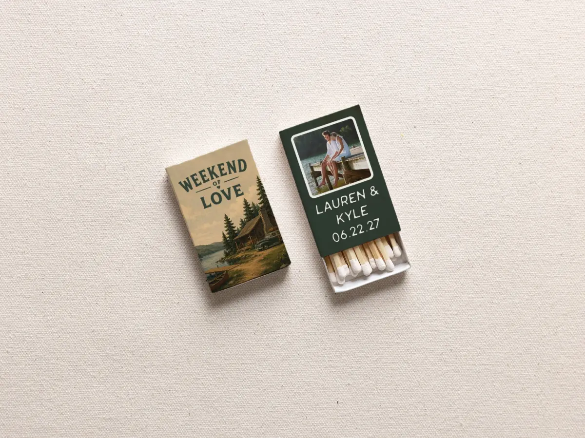Personalized Matchboxes Spine