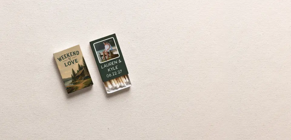 Personalized Matchboxes Spine