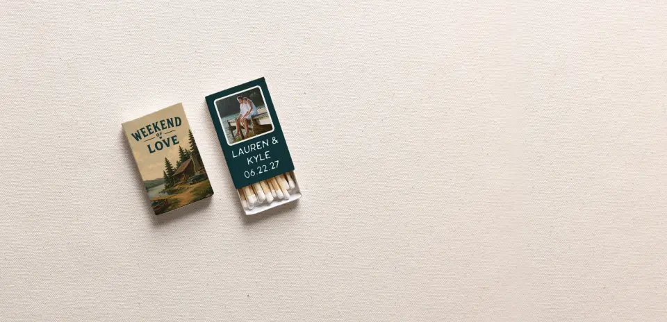 Personalized Matchboxes Spine