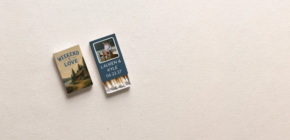 Personalized Matchboxes Spine