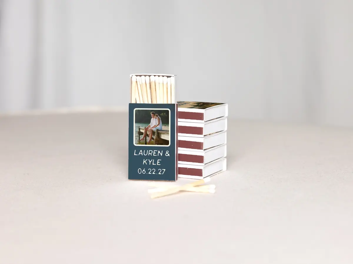Personalized Matchboxes Back