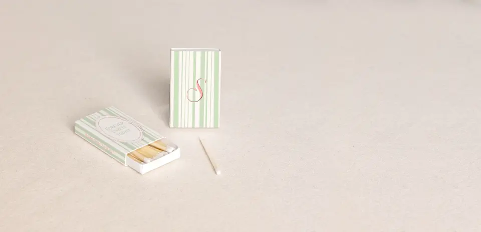 Personalized Matchboxes Front
