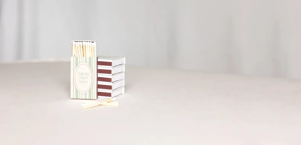 Personalized Matchboxes Back