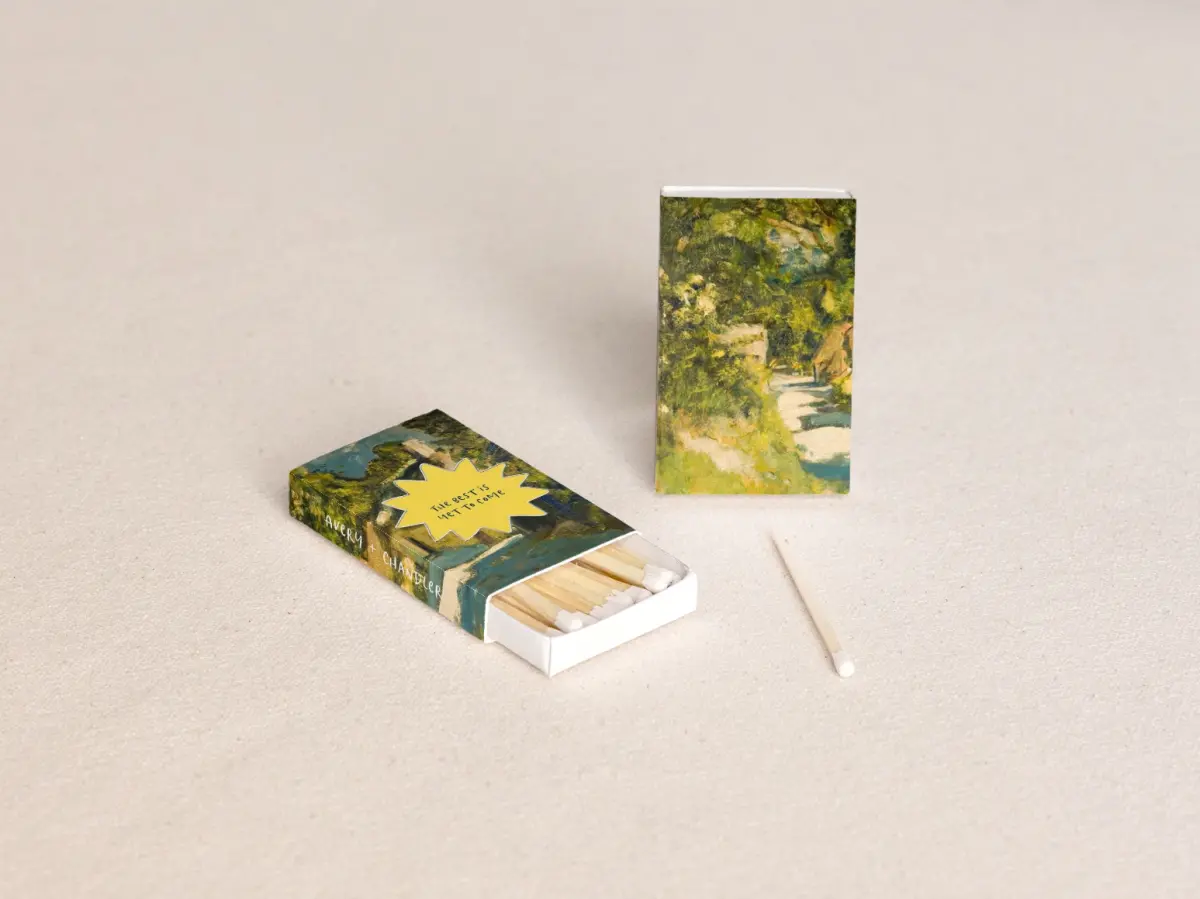 Personalized Matchboxes Front