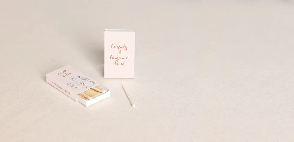 Personalized Matchboxes Front