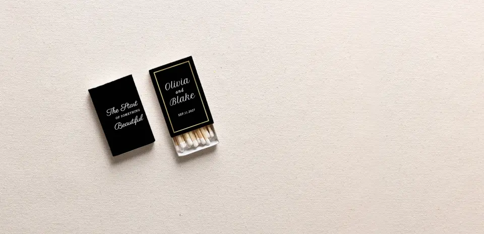 Personalized Matchboxes Spine
