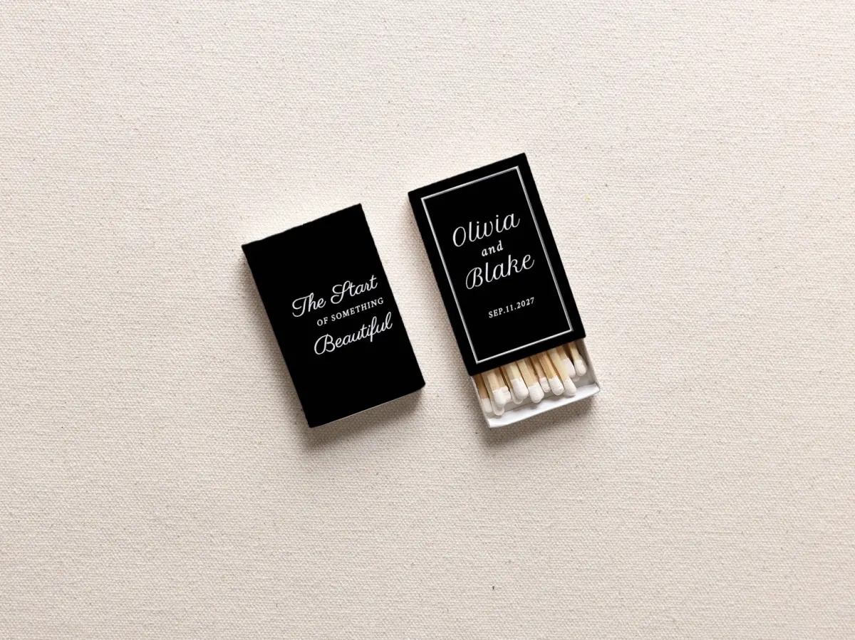 Personalized Matchboxes Spine