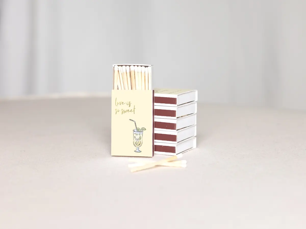 Personalized Matchboxes Back
