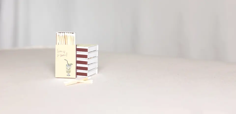 Personalized Matchboxes Back