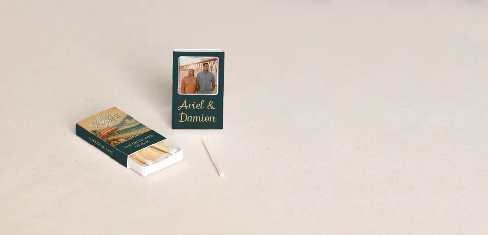 Personalized Matchboxes Front