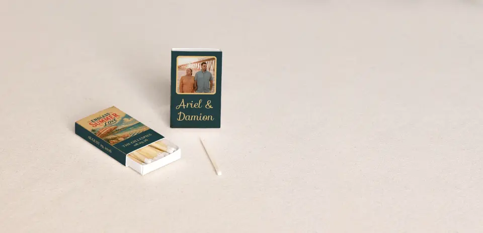 Personalized Matchboxes Front