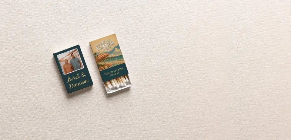 Personalized Matchboxes Spine