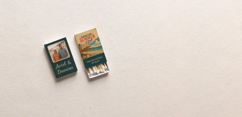 Personalized Matchboxes Spine