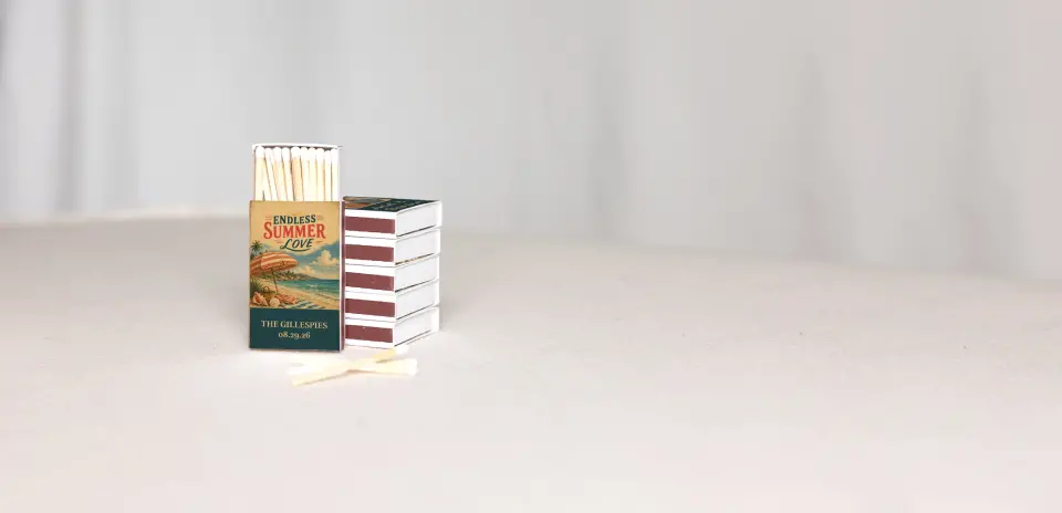 Personalized Matchboxes Back