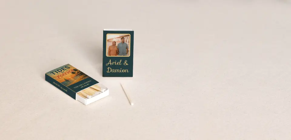 Personalized Matchboxes Front