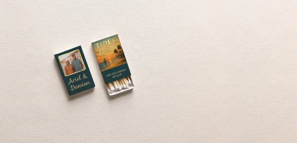 Personalized Matchboxes Spine