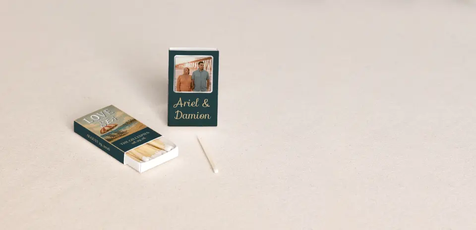 Personalized Matchboxes Front