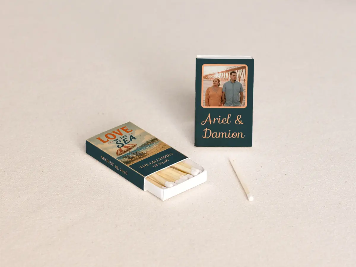 Personalized Matchboxes Front