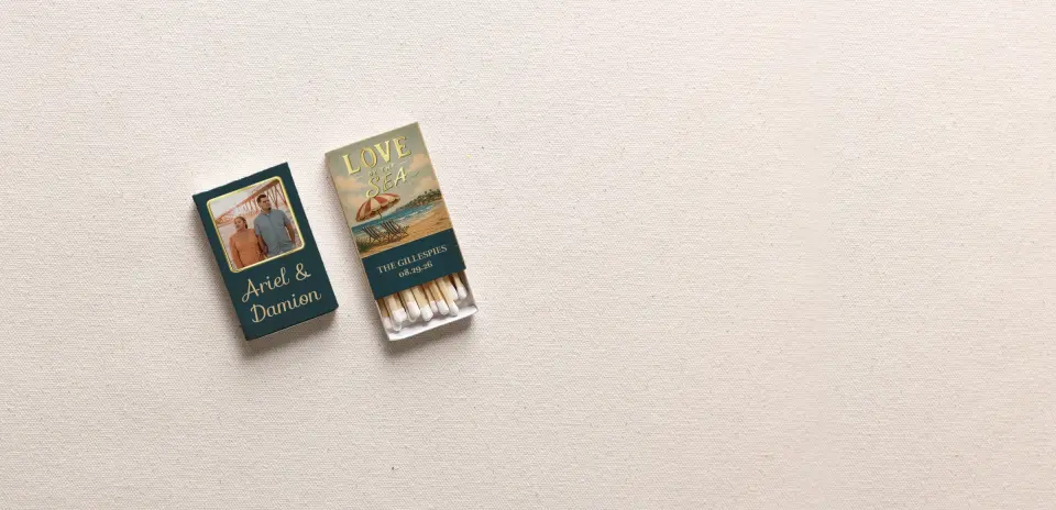 Personalized Matchboxes Spine