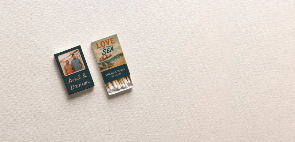 Personalized Matchboxes Spine