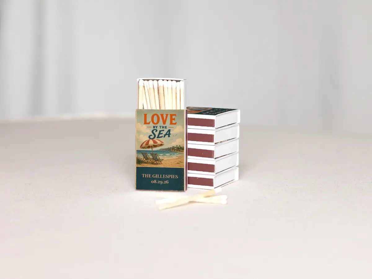 Personalized Matchboxes Back