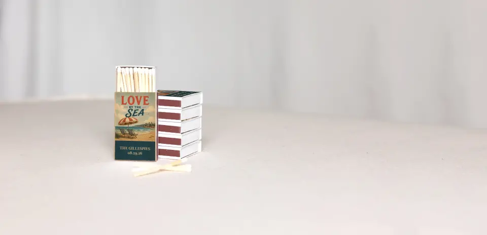 Personalized Matchboxes Back