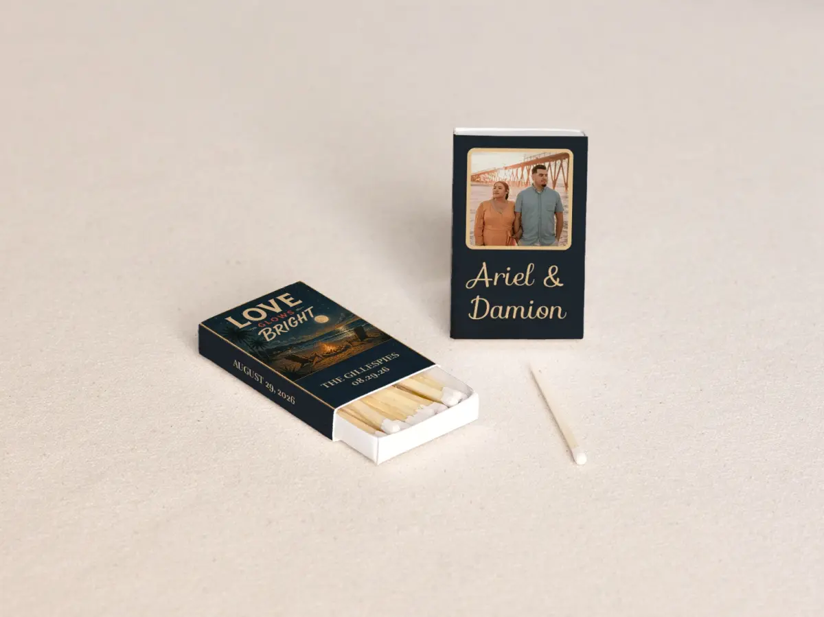 Personalized Matchboxes Front