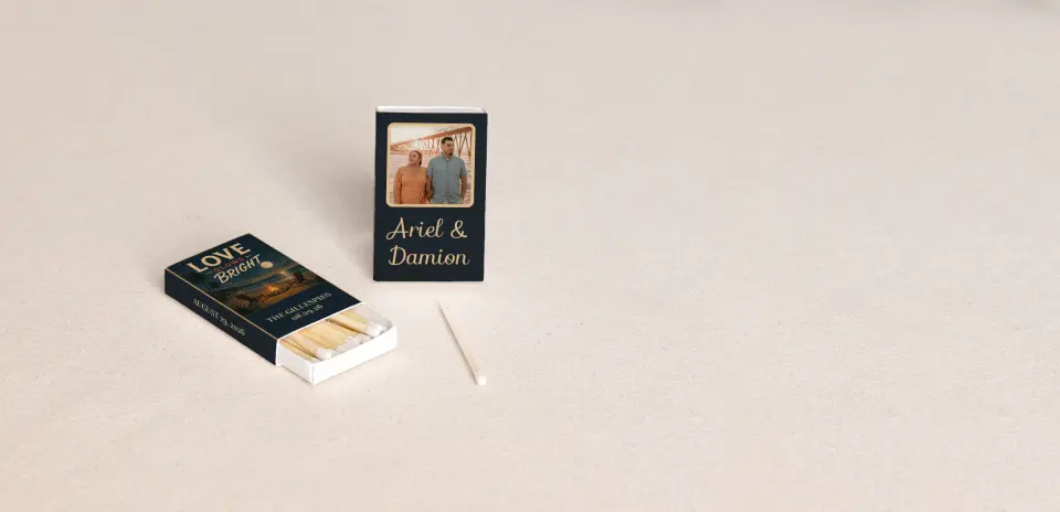 Personalized Matchboxes Front