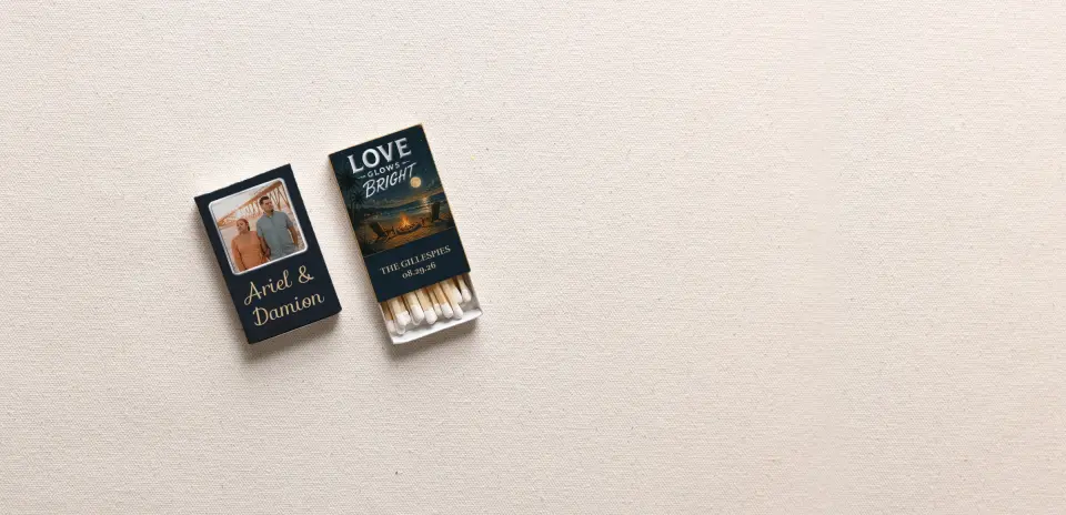 Personalized Matchboxes Spine