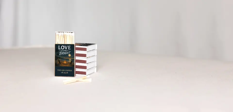 Personalized Matchboxes Back
