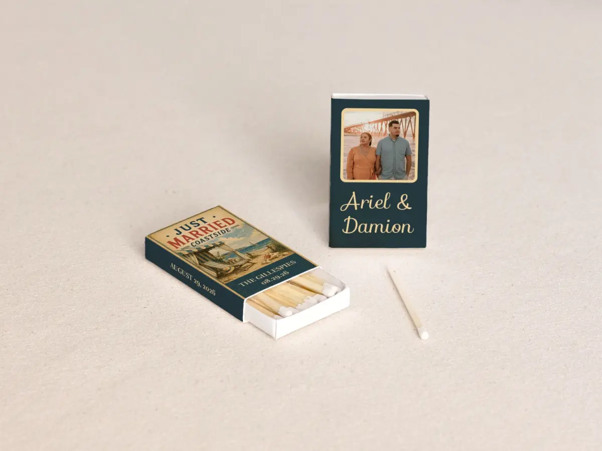 Personalized Matchboxes Front