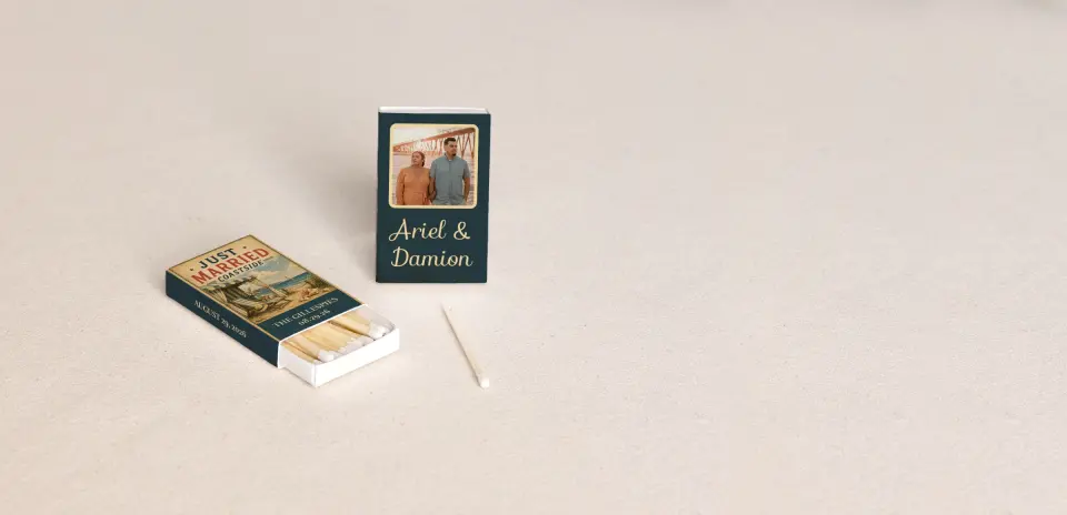 Personalized Matchboxes Front