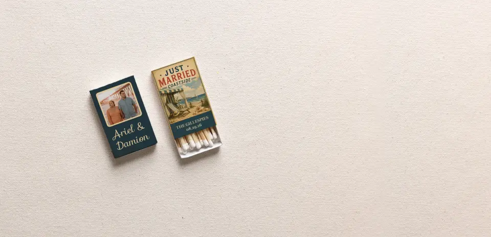 Personalized Matchboxes Spine