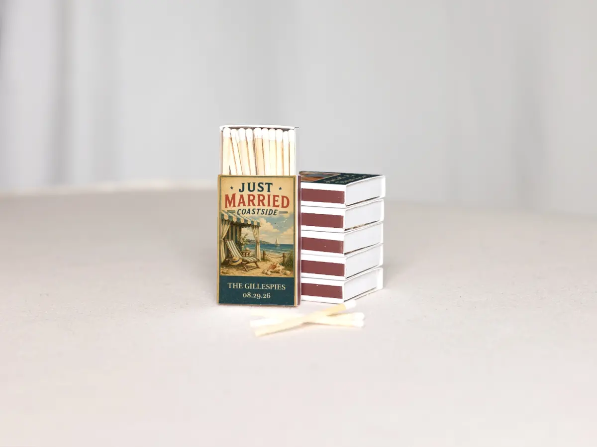 Personalized Matchboxes Back